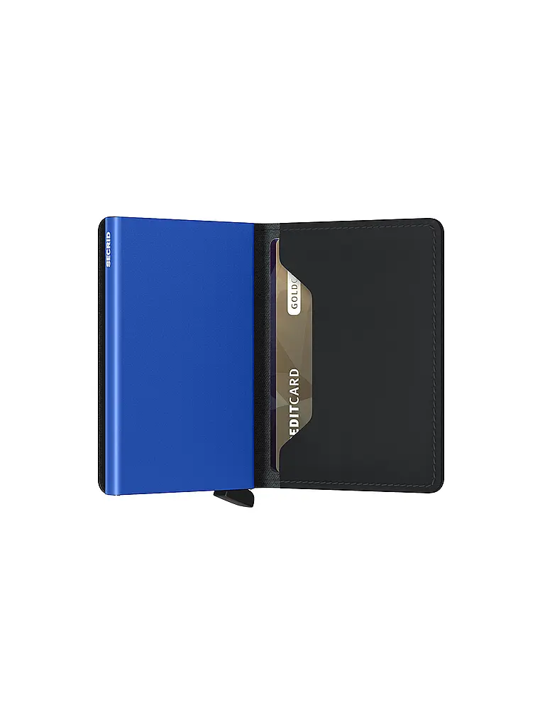 SECRID | Portafoglio - Slimwallet black&blue | Nero