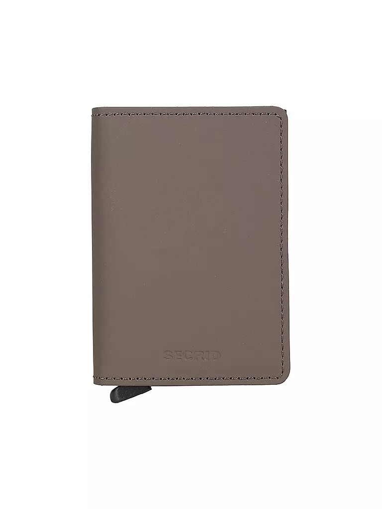 SECRID | Portafoglio - Slimwallet MATTE Mini truffel | Marrone