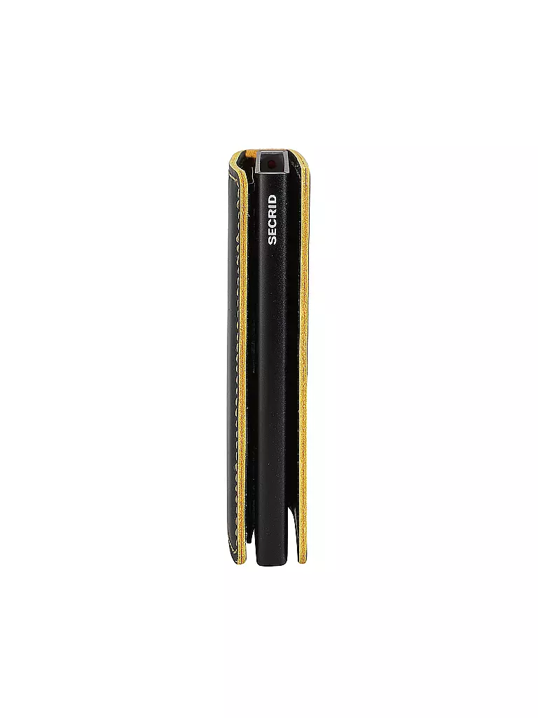 SECRID | Portafoglio - Slimwallet MATTE nero & ocra | Nero