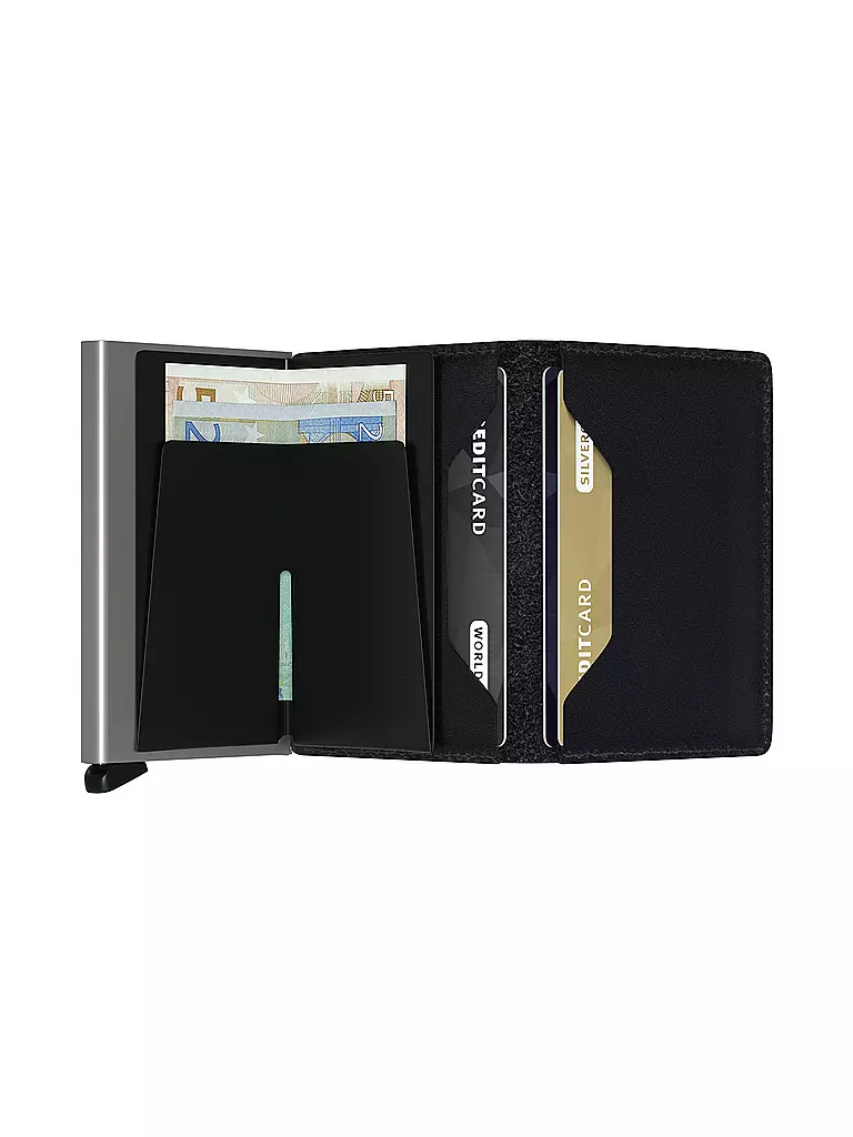 SECRID | Portafoglio - Slimwallet Original Slim Black | Nero