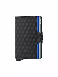 SECRID | Portafoglio - Twinwallet Optical Twin Titanium Blue | Blu scuro