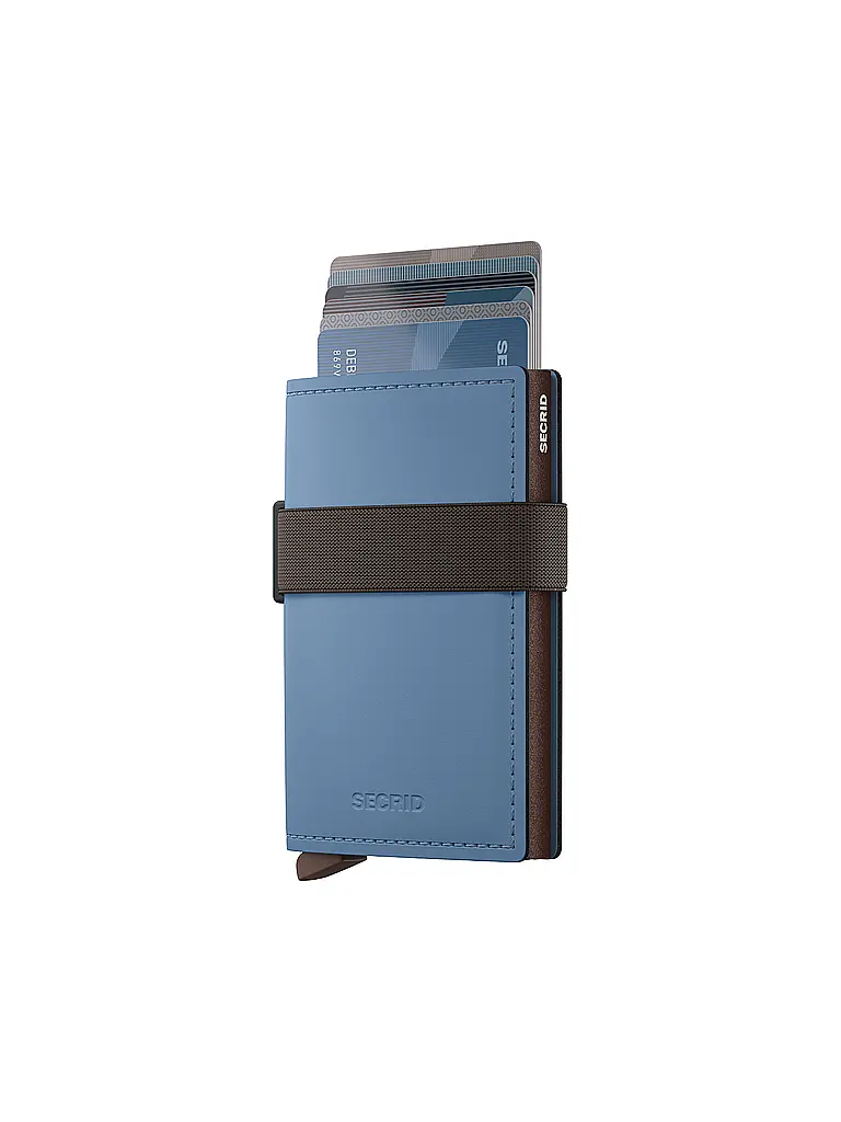 SECRID | Portafoglio BANDWALLET Blu-Marrone | Blu