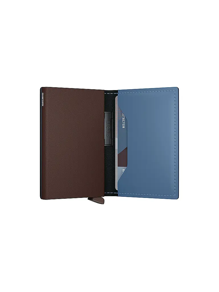 SECRID | Portafoglio BANDWALLET Blu-Marrone | Blu