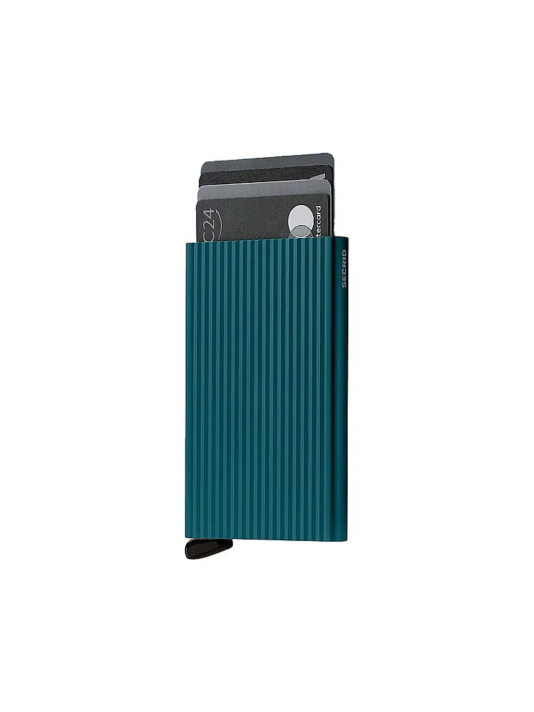 SECRID | Portafoglio PREMIUM CARDPROTECTOR + FLUTED Teal |