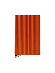 SECRID | Portafoglio PREMIUM CARDPROTECTOR + FLUTED Argento | Arancione