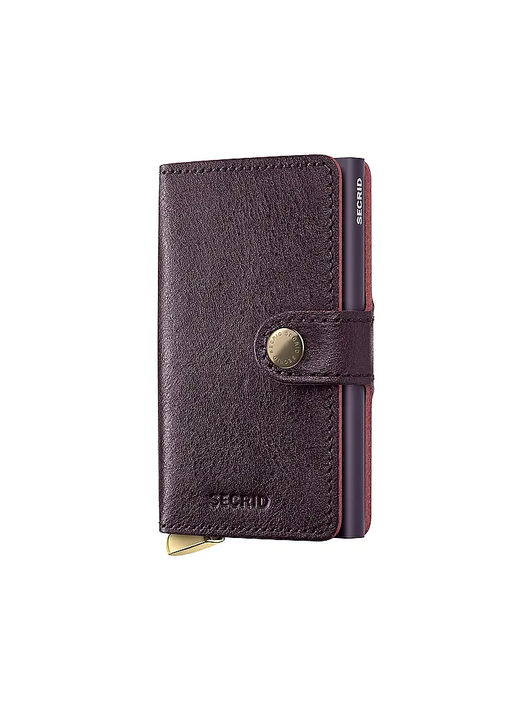 SECRID | Portafoglio PREMIUM MINIWALLET Bordeaux | Rosso scuro