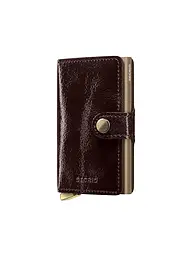 SECRID | Portafoglio PREMIUM MINIWALLET Red | Marrone
