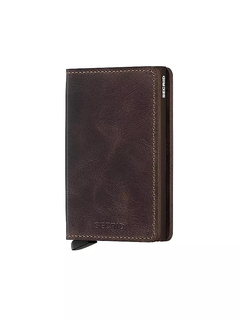 SECRID | Portafoglio SLIMWALLAT VINTAGE Sv Chocolate | Marrone