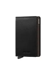 SECRID | Portafoglio Slimwallet Original Slim Black - Brown | Nero