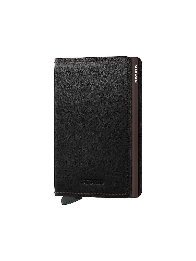 SECRID | Portafoglio Slimwallet Original Slim Black - Brown | Nero