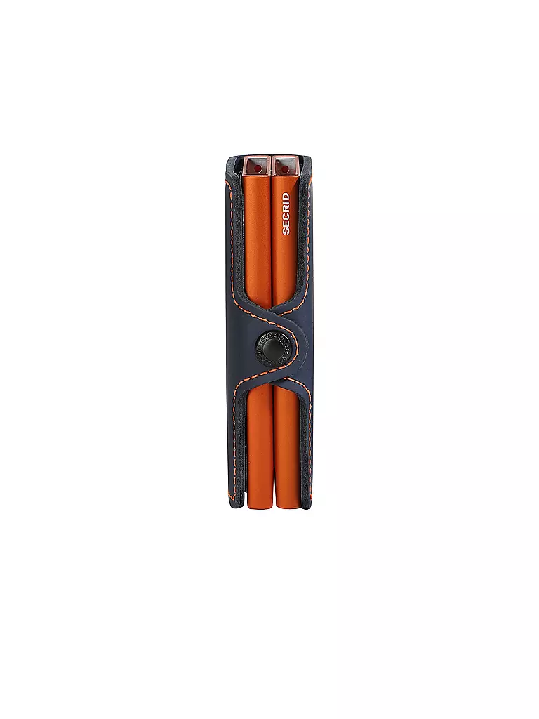 SECRID | Twinwallet MATTE blu notte-arancione | Blu