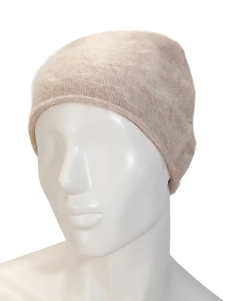 SEEBERGER | Berretto - Cuffia in cashmere | Beige