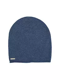 SEEBERGER | Kaschmir Mütze - Haube | Blu