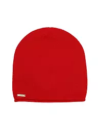 SEEBERGER | Kaschmir Mütze - Haube | Rosso