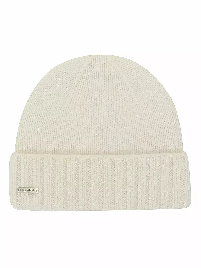 SEEBERGER | Berretto in cashmere - Cuffia | Crema