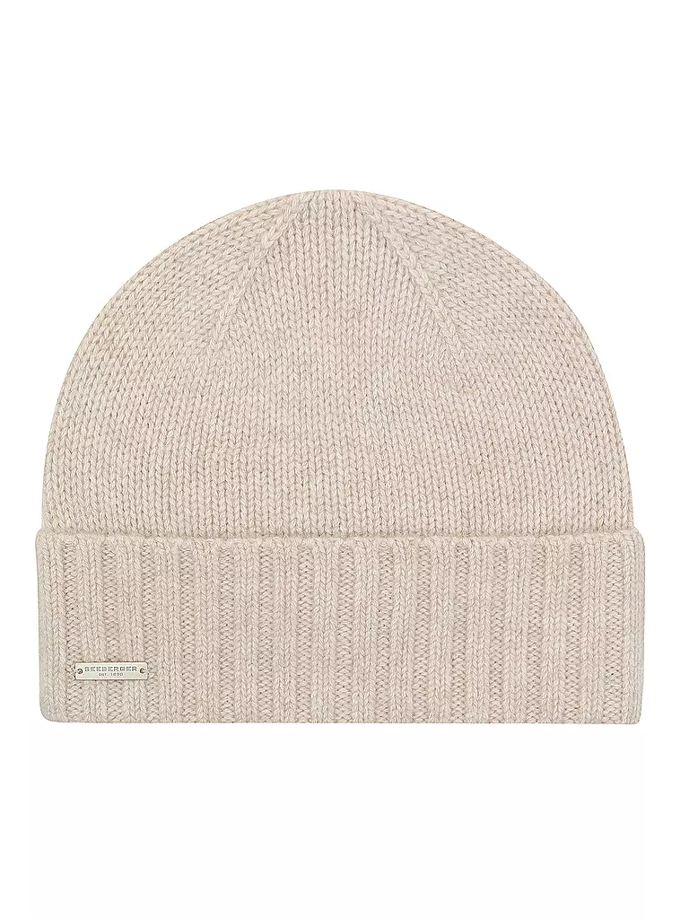 SEEBERGER | Berretto in cashmere - Cuffia | Beige