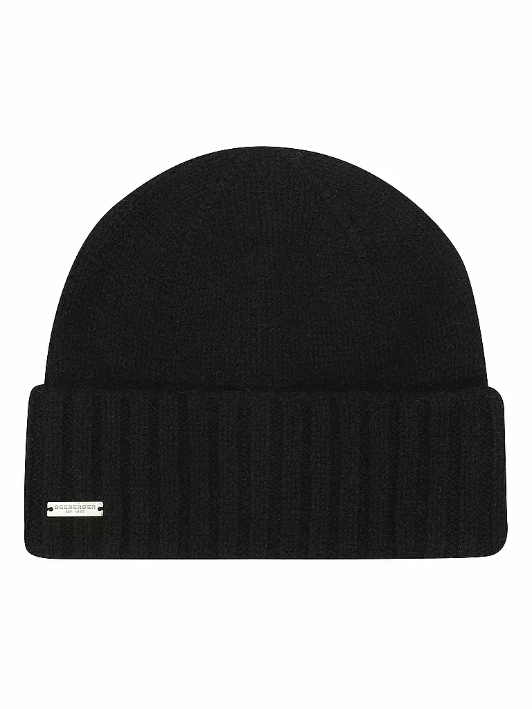 SEEBERGER | Berretto in cashmere - Cuffia | Nero