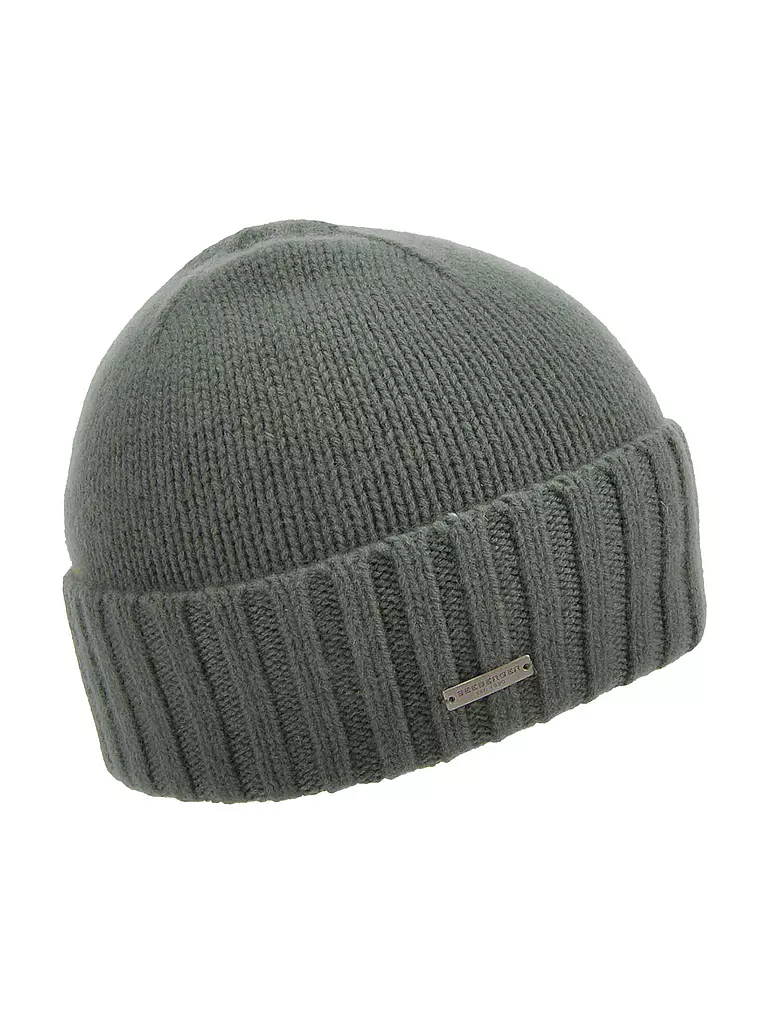 SEEBERGER | Berretto in cashmere - Cuffia | Verde scuro