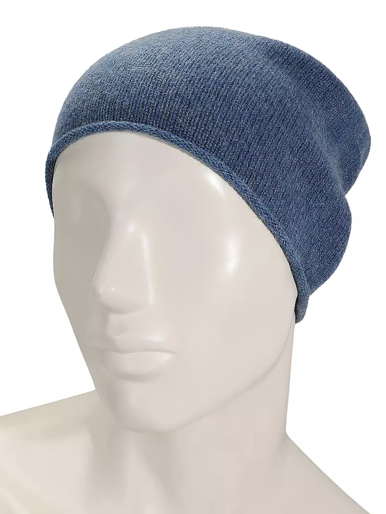 SEEBERGER | Berretto in cashmere - Cuffia | Blu