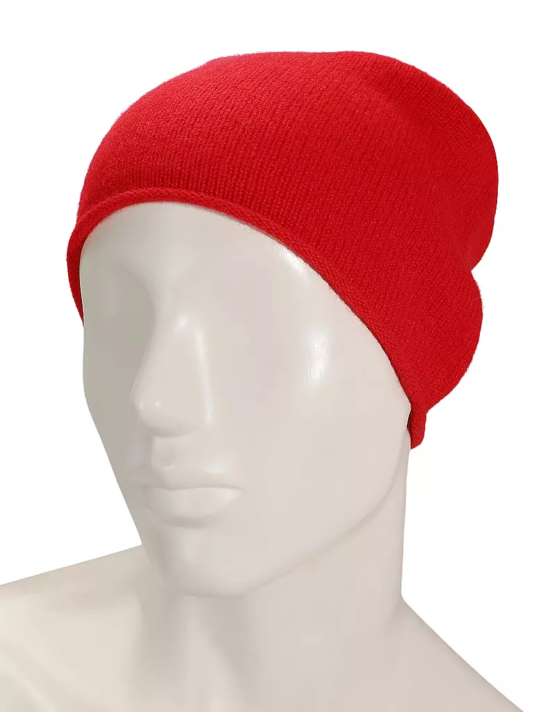 SEEBERGER | Berretto in cashmere - Cuffia | Rosso