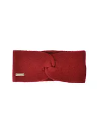 SEEBERGER | Kaschmir Stirnband | Rosso scuro