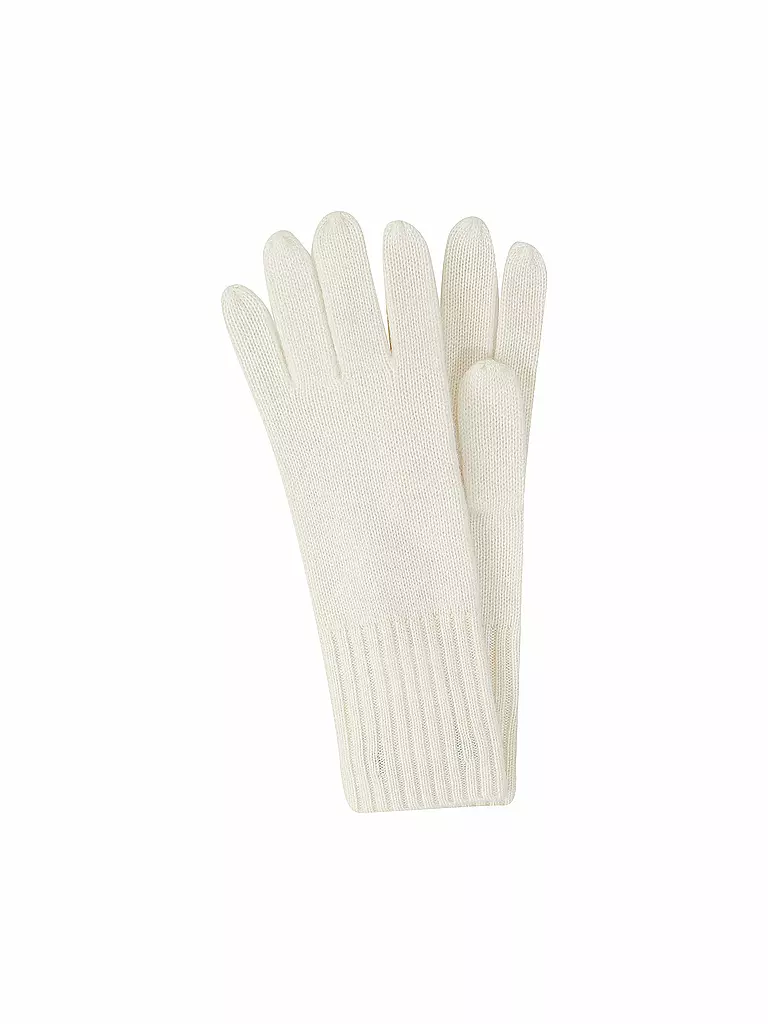 SEEBERGER | Guanti in cashmere | Crema
