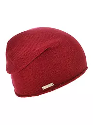 SEEBERGER | Kaschmir Mütze - Haube | Rosso scuro