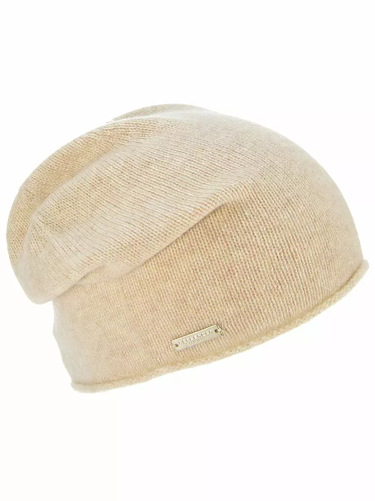 SEEBERGER | Kaschmir Mütze - Berretto | Beige