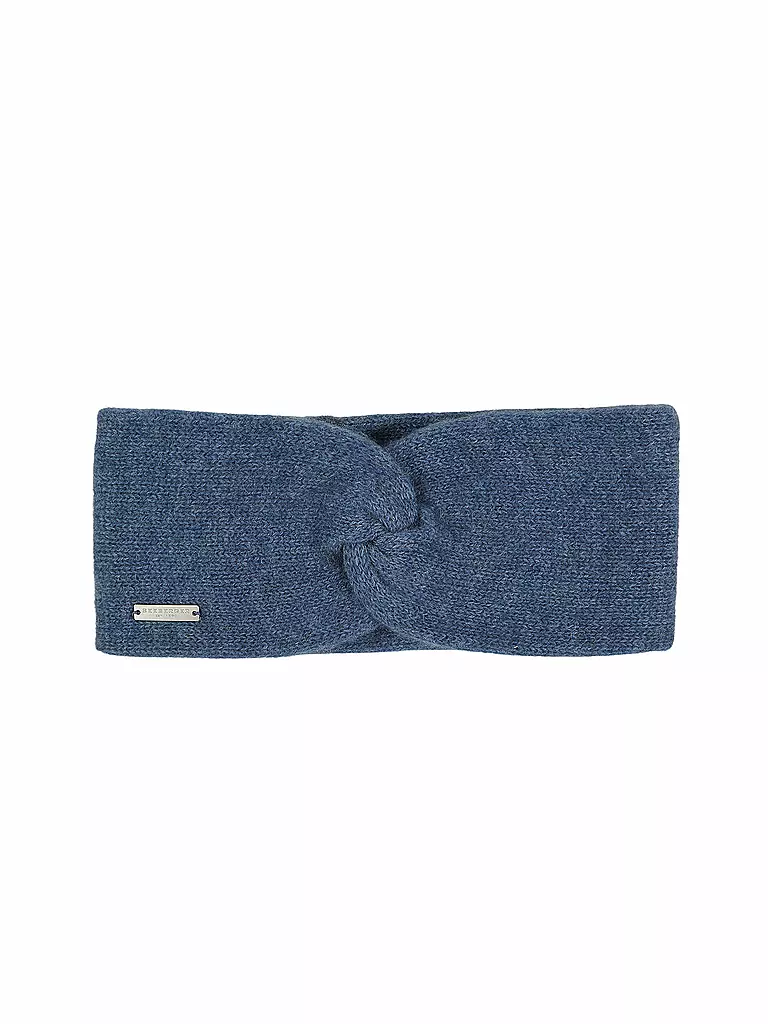 SEEBERGER | Stirnband in cashmere | Blu