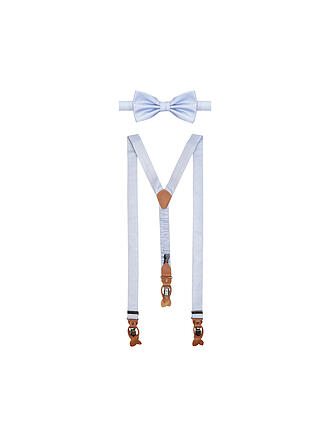 SEIDENFALTER | Set di bretelle con papillon e clip a bottone