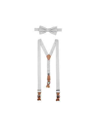 SEIDENFALTER | Set di bretelle con papillon e clip a bottone