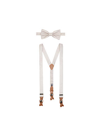 SEIDENFALTER | Set di bretelle con papillon e clip a bottone