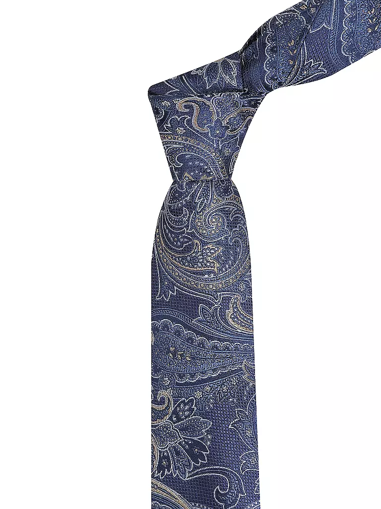 SEIDENFALTER | Cravatta BIELLA | Blu scuro
