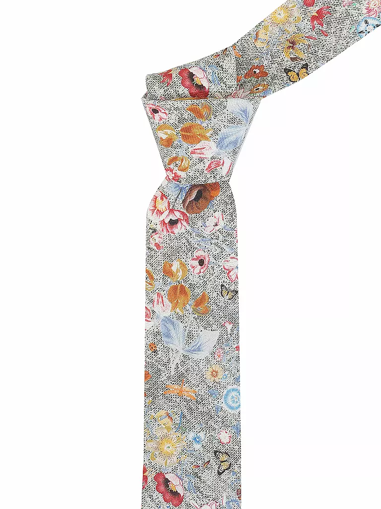 SEIDENFALTER | Cravatta PRINCE BOWTIE | Grigio chiaro