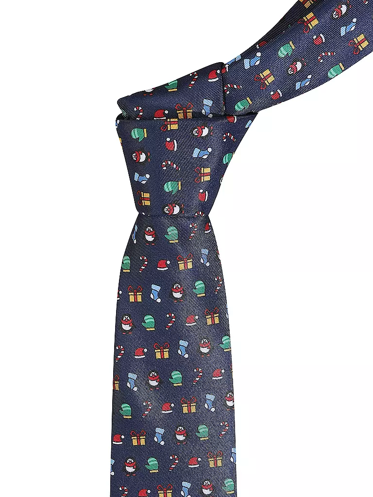 SEIDENFALTER | Cravatta PRINCE BOWTIE | Blu scuro