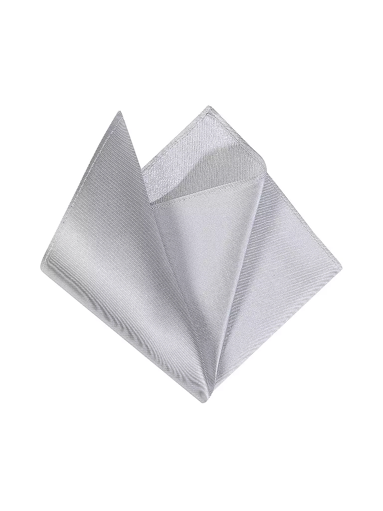 SEIDENFALTER | Pochette da taschino | Grigio chiaro