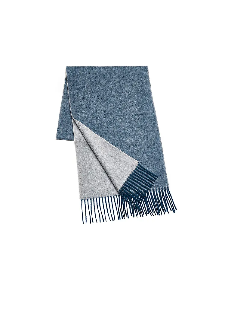 SEIDENFALTER | Sciarpa in cashmere | Blu scuro