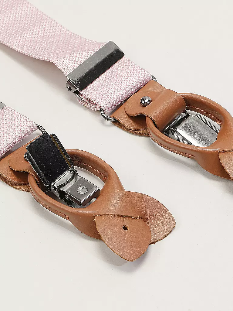 SEIDENFALTER | Set di bretelle con papillon e clip a bottone | 