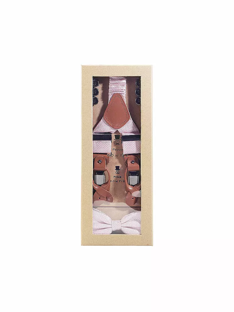 SEIDENFALTER | Set di bretelle con papillon e clip a bottone | 