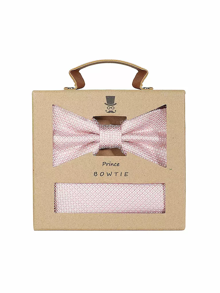 SEIDENFALTER | Set regalo - Papillon e fazzoletto da taschino | Rosa