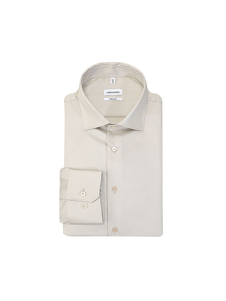 Camicia Regular Fit marrone chiaro 38