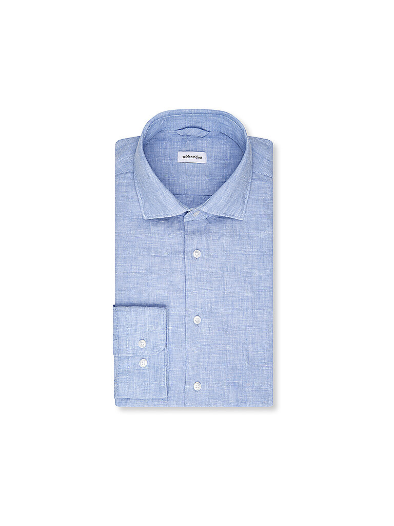 Camicia di lino azzurro 38