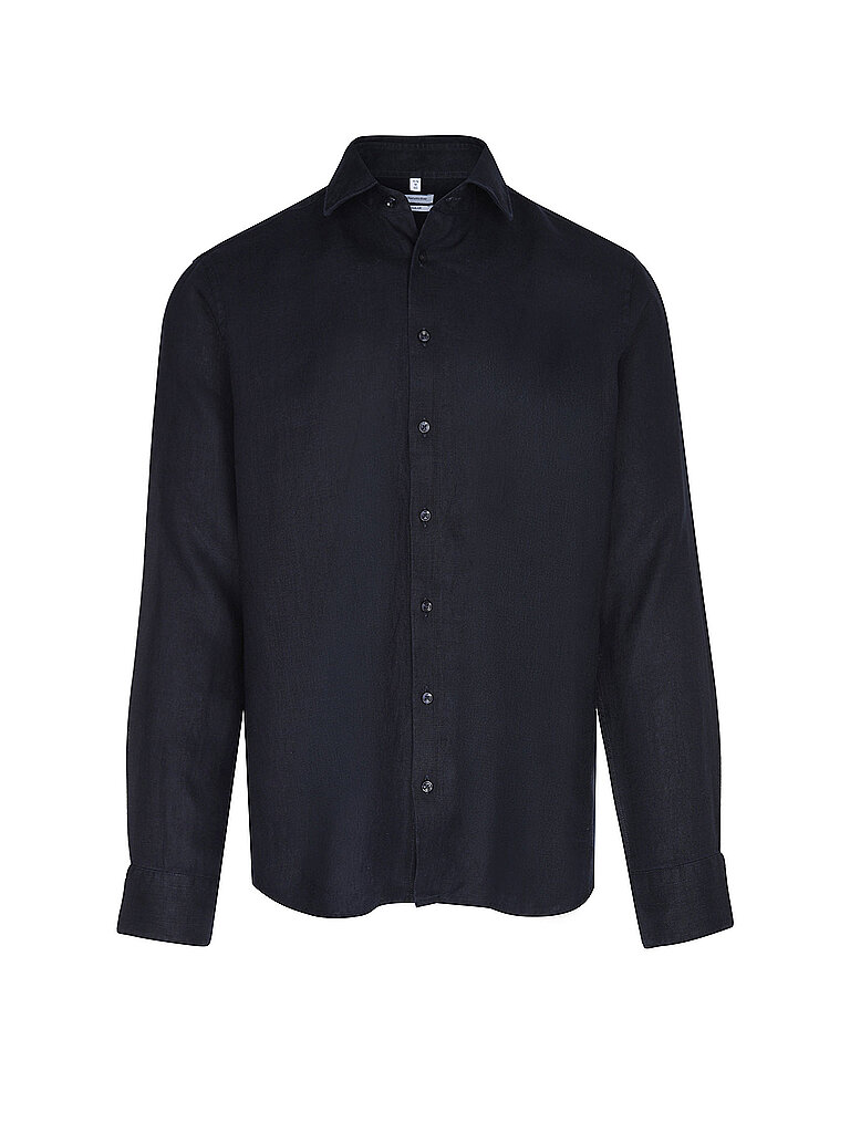 Camicia di lino blu 41