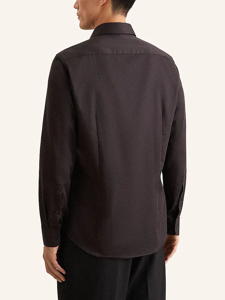 SEIDENSTICKER | Camicia business slim fit | Nero