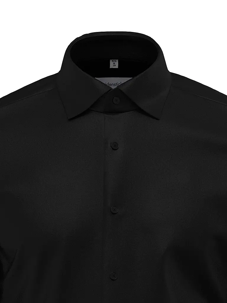 SEIDENSTICKER | Camicia business slim fit | Nero