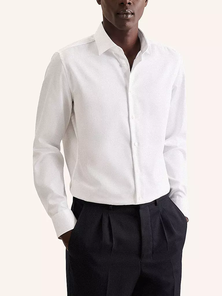 SEIDENSTICKER | Camicia business vestibilità sagomata | Bianco