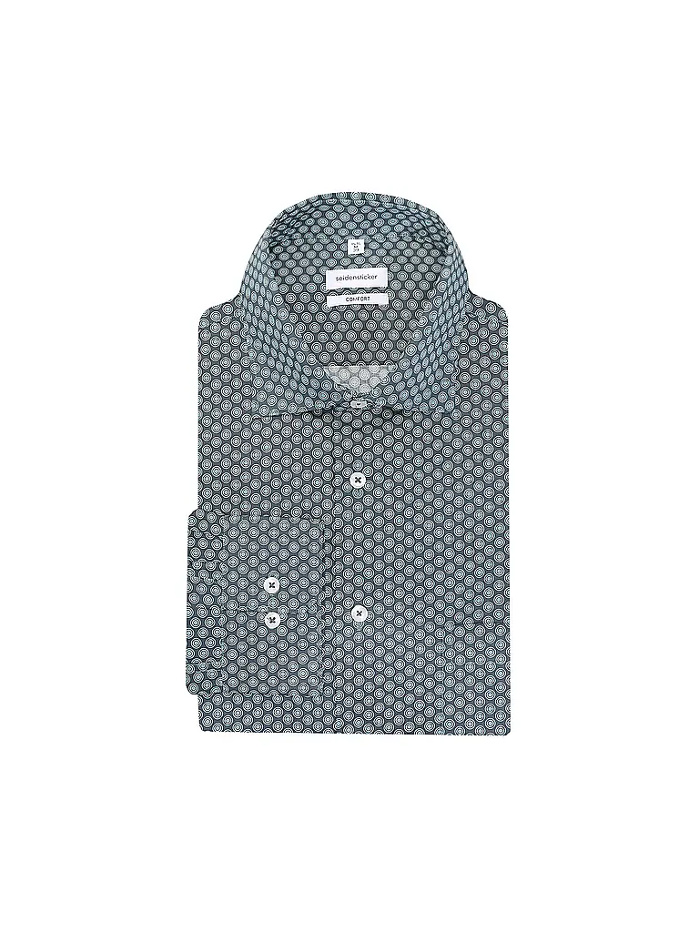 SEIDENSTICKER | Camicia Regular Fit | Verde scuro