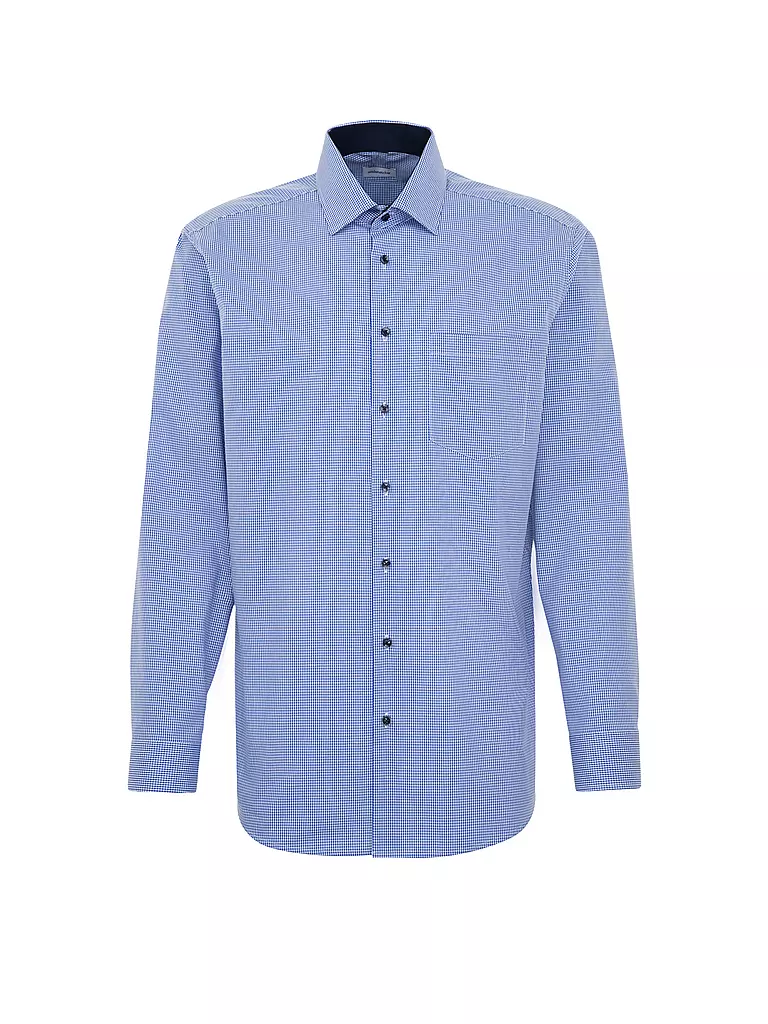SEIDENSTICKER | Camicia Regular Fit | Blu scuro