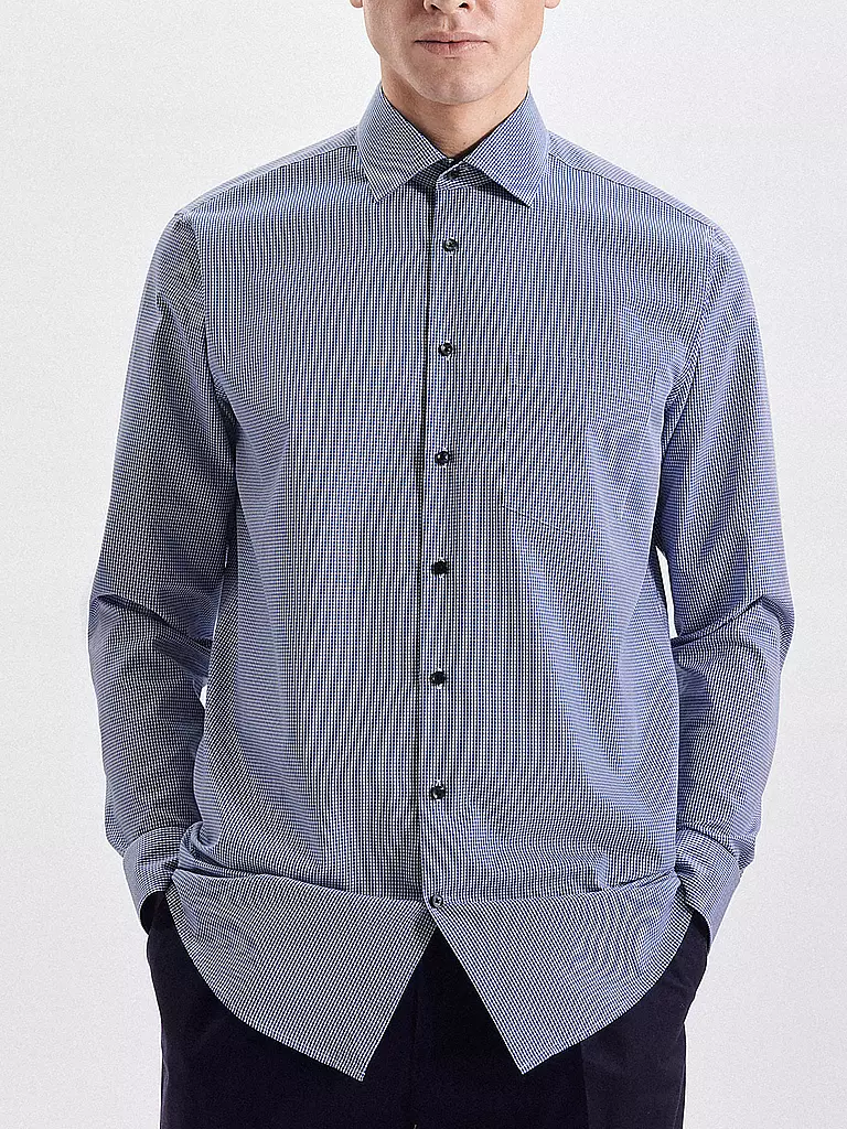SEIDENSTICKER | Camicia Regular Fit | Blu scuro