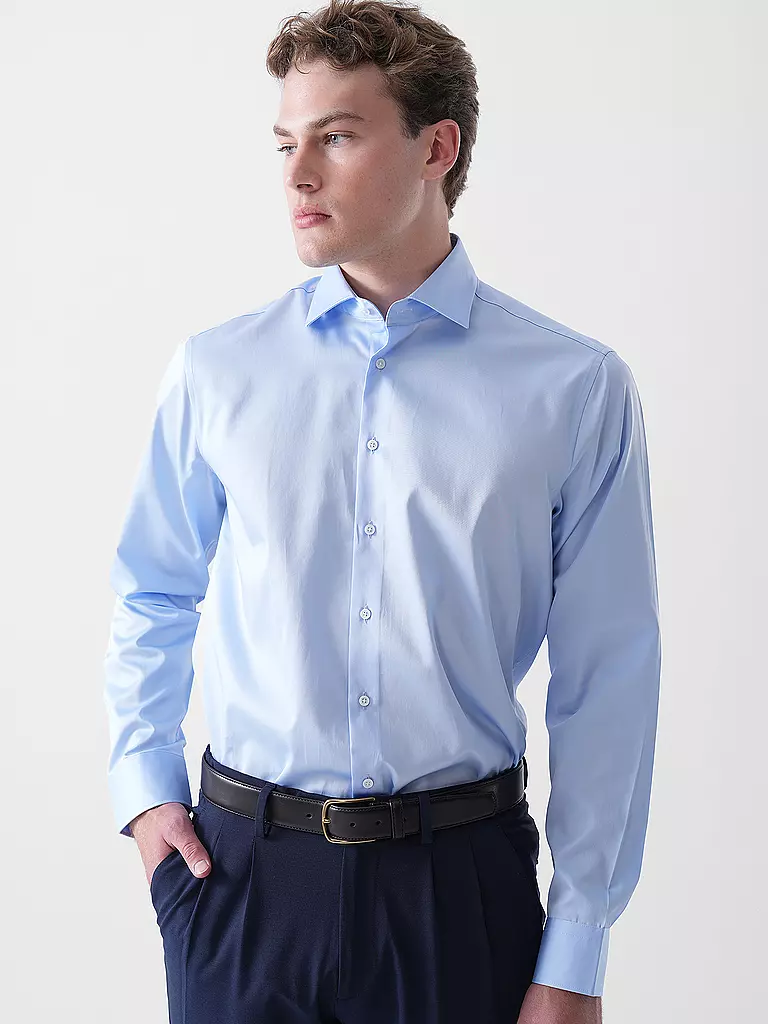 SEIDENSTICKER | Camicia Regular Fit | Blu chiaro